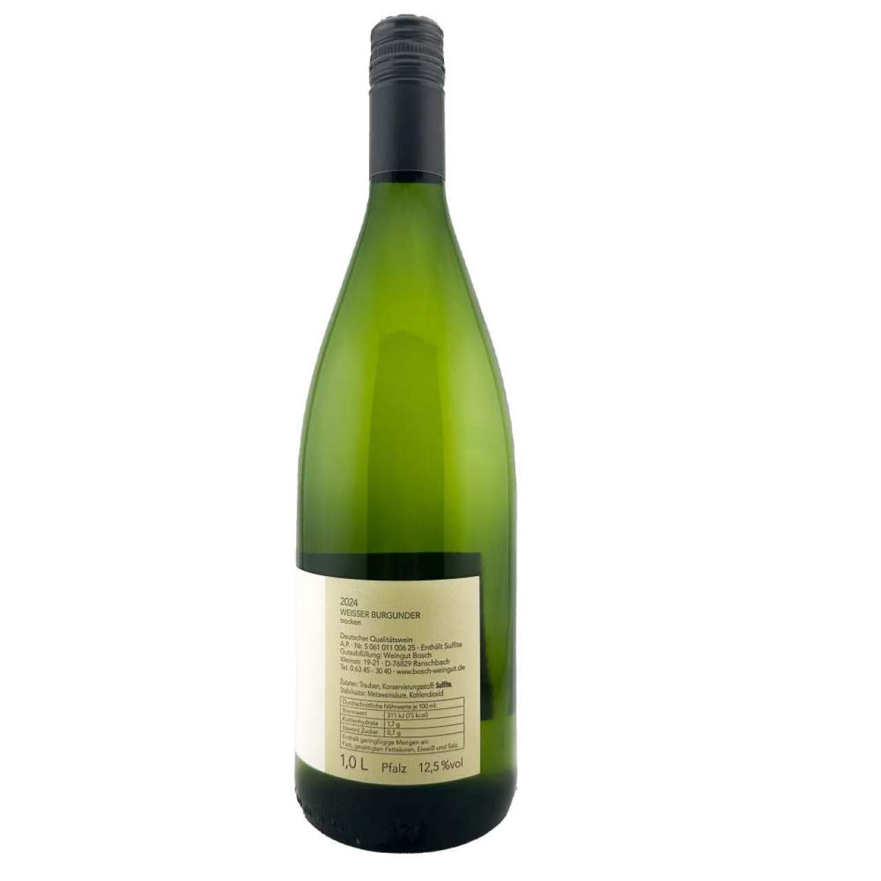 2024er Weißer Burgunder trocken, QbA