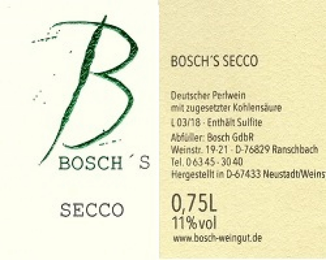 Produkt -Bosch´s Secco